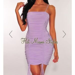 Hot Miami Styles Dresses - Lilac Dress Hot Miami Styles Dresses - Lilac Dress